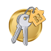 KeyKeeper producto resguardo de llaves gold